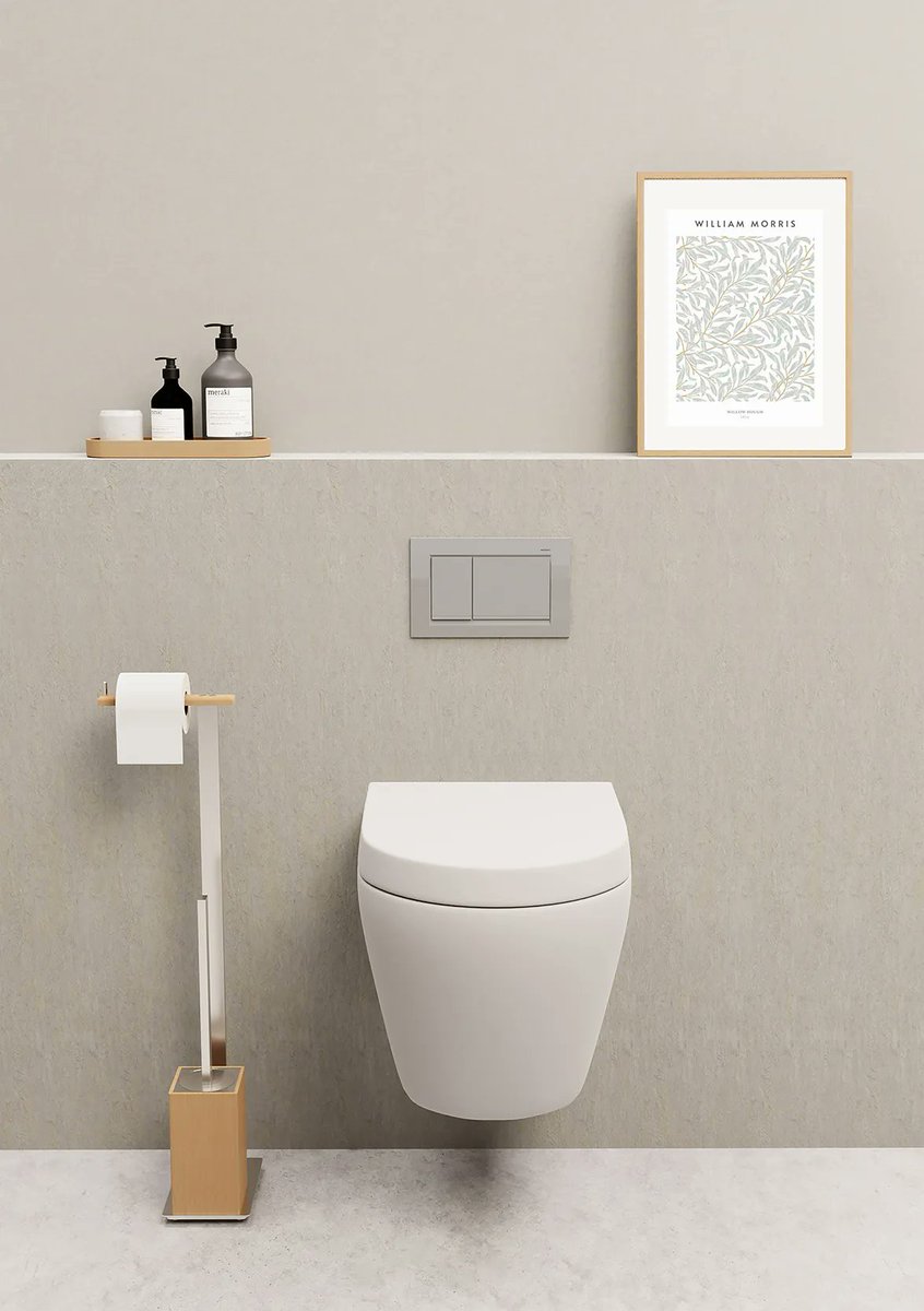 ¿Habéis escuchado hablar de la tendencia escandinava? Esta tendencia nórdica tiene un estilo sencillo pero rico en matices. En este caso, lo conseguimos con accesorios en madera de nuestra NATURA 1900. #accesoriosmadera #accesoriosbano #maderanatural #tendenciaescandinava #mt