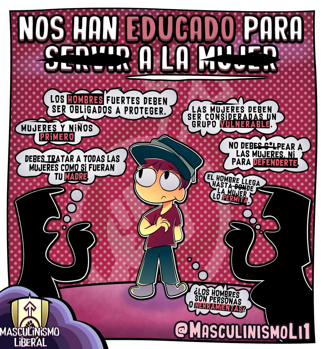 Una triste realidad de a que muchos han sido parte, ideas que hasta hoy se mantienen y se justifican de diversas maneras, siempre apelando a ideales ginocentristas.