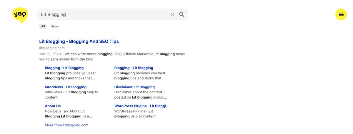 litblogging's tweet photo. Yep Search Engine By @ahrefs is live. https://t.co/831DMxnxNe