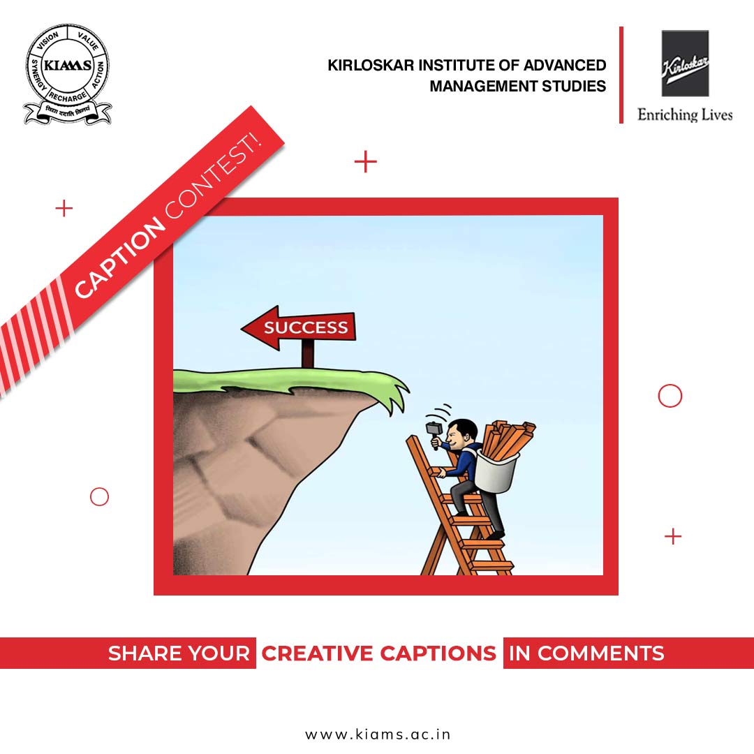 Caption this!
Share your creative caption in the comments!

#KIAMS #Kirloskar #PGDM #Creativecaption #CaptionContest #caption