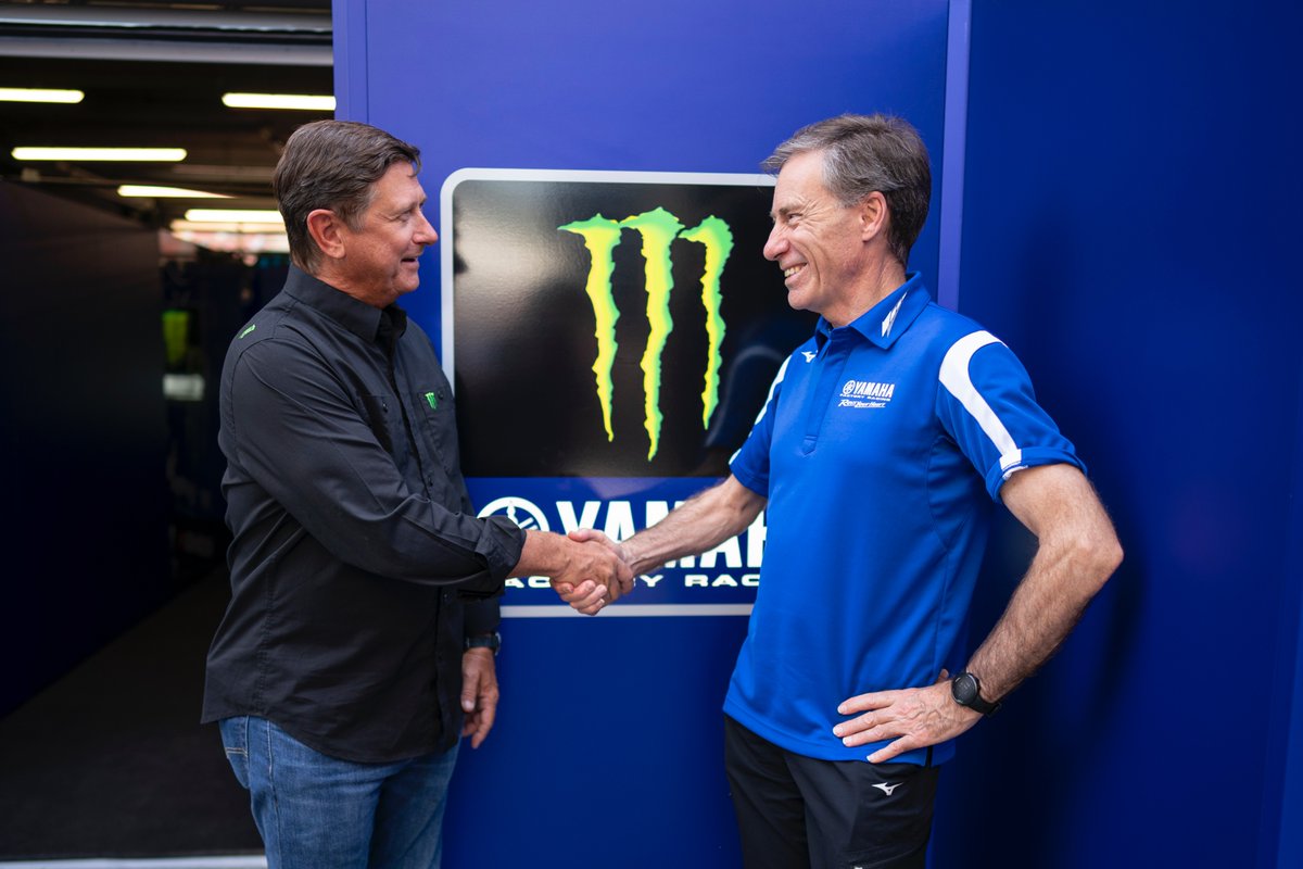 BREAKING ⚠️ Monster Energy Company and Yamaha Factory Racing MotoGP Team Announce Multi-Year Title Sponsor Renewal 📰 yamahamotogp.com/news/04-06-202… #MonsterYamaha | #MotoGP | #CatalanGP | #MonsterEnergy | @MonsterEnergy