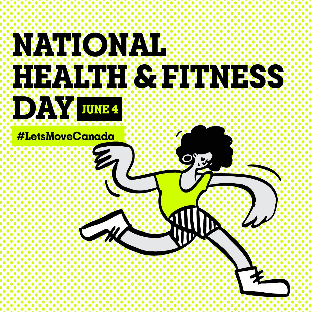 Today is National Health and Fitness Day. Today, and every day, get out and be active!  

#LetsMoveCanada #PhysicalActivity
sirc.ca/news/join-us-f…