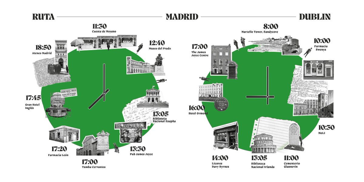 ¡Así será Bloomsday Madrid! Una ruta gemela al festival dublinés  nos trasladará a los lugares de la novela junto a Joyce y Molly en Madrid. Más información ➡️ go.irlnd.co/gyh7g4

Organizan @SoyDeLaCuesta y Turismo de Irlanda #BloomsdayMadrid