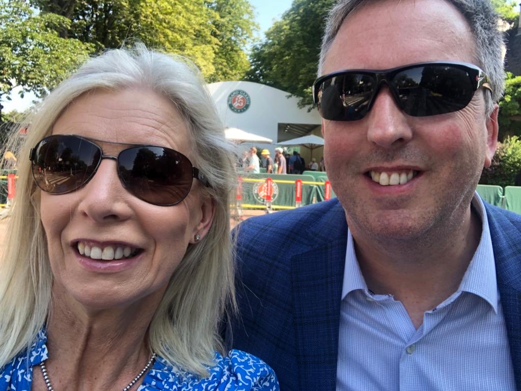 On a date at Roland Garros