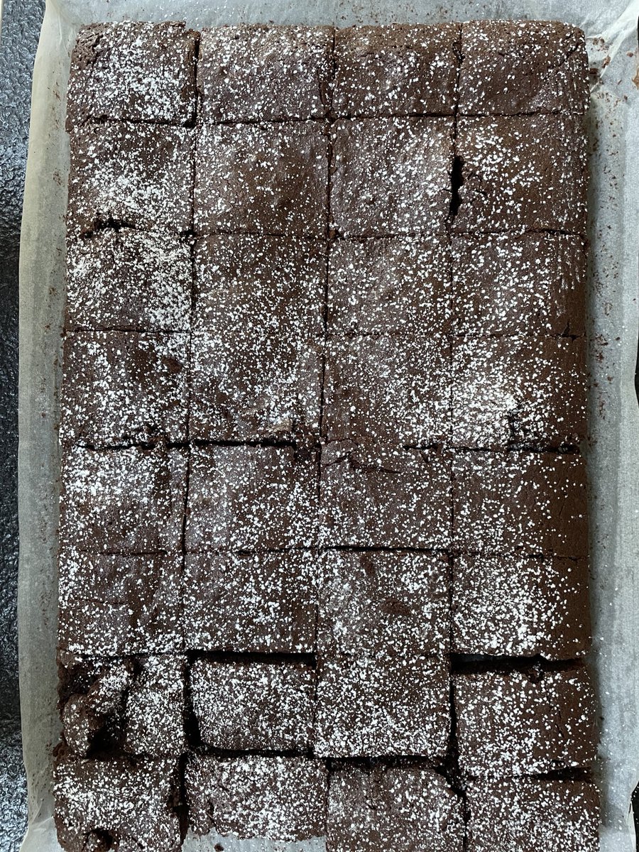 The best/only way to say thank you. <a href="/Nigella_Lawson/">Nigella Lawson</a> chocolate brownies.