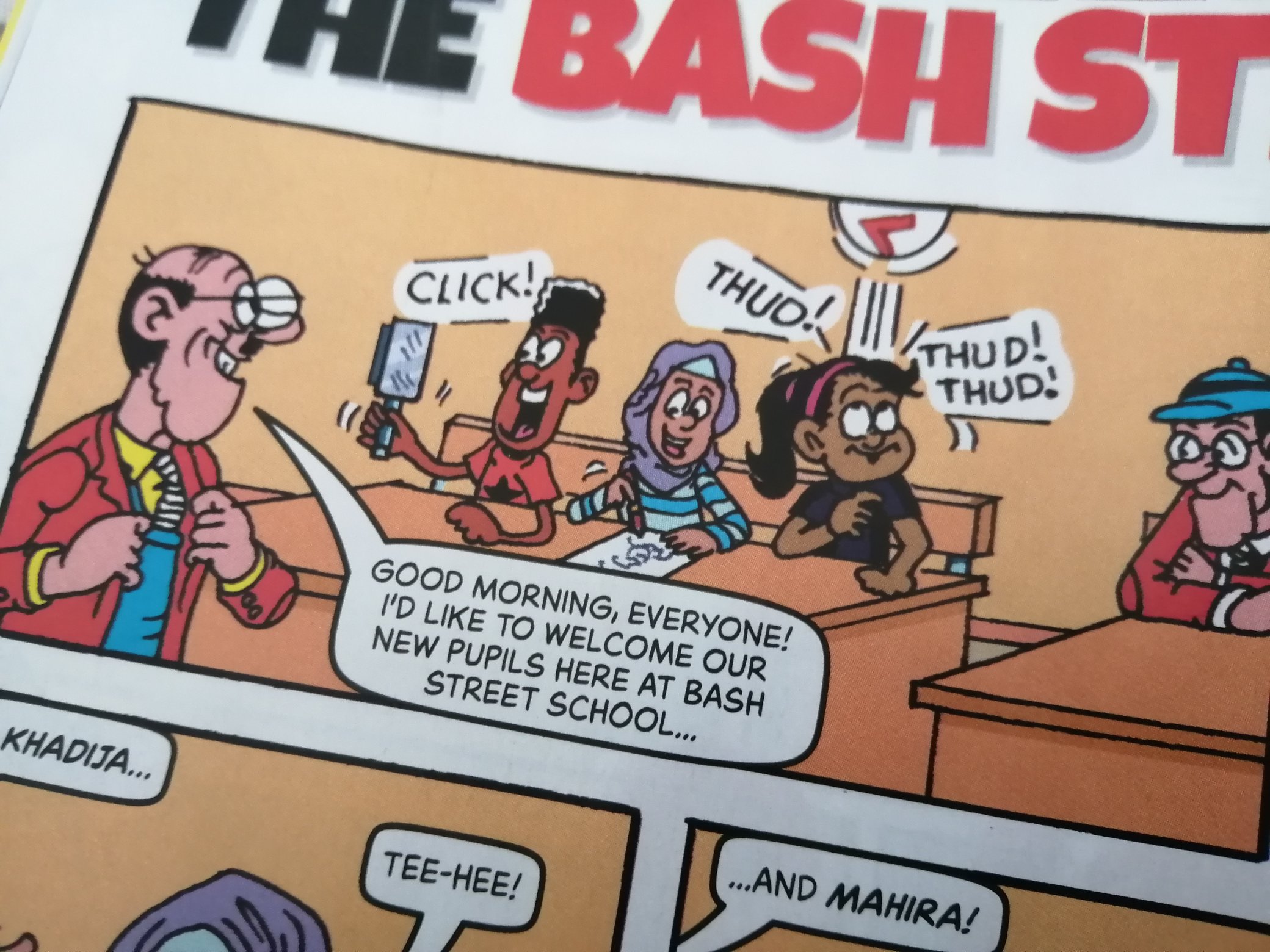 Your Pal Fanton This Week S Beano Arrived And We Ve Got Three More Kids Joining Class 2b In The Bash Street Kids As Stevie Khadija And Mahira Are Added To The