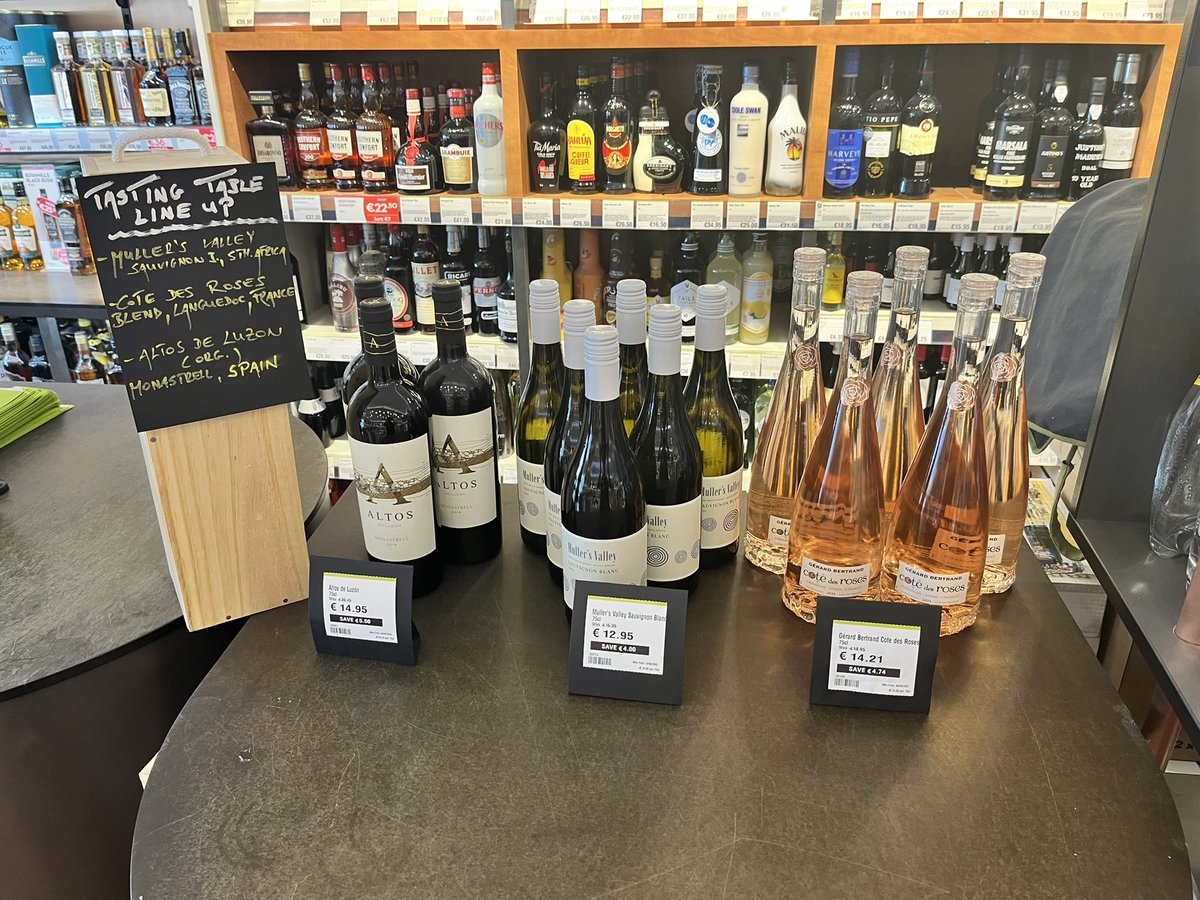The Tasting Table is back!  So Why not…. ‘Try Before you Buy’ <a href="/obriensbbrack/">O'Briens Ballybrack</a>  <a href="/OBriensWine/">O'Briens Wine</a>