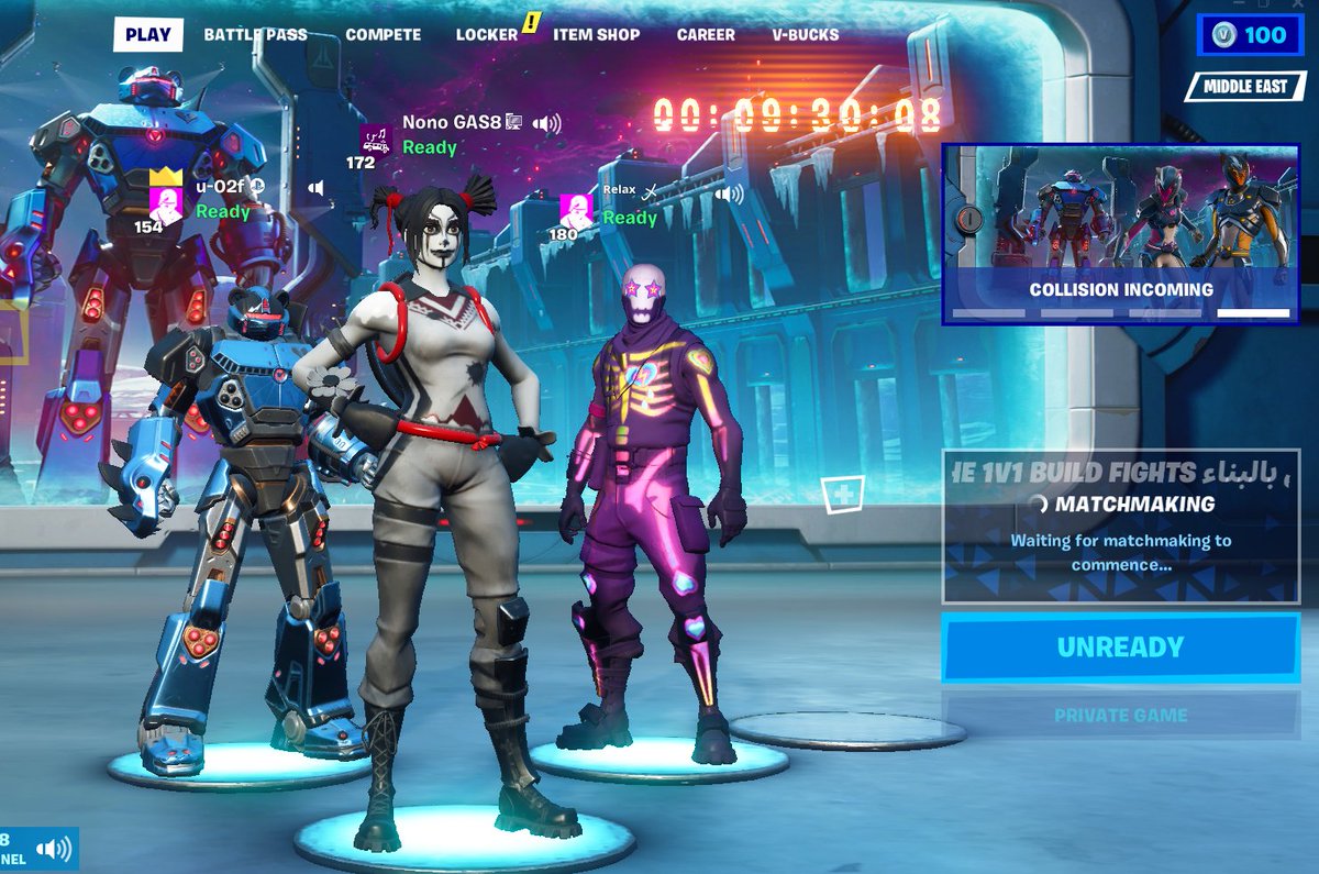 iGx55's tweet photo. وش قاعد يصير في فورت ؟؟ مو راضي يدخلنا قيم وش تتوقعون المشكله ولا عشان الحدث  #فورتنايت #فورت_نايت https://t.co/4tpactdbTa