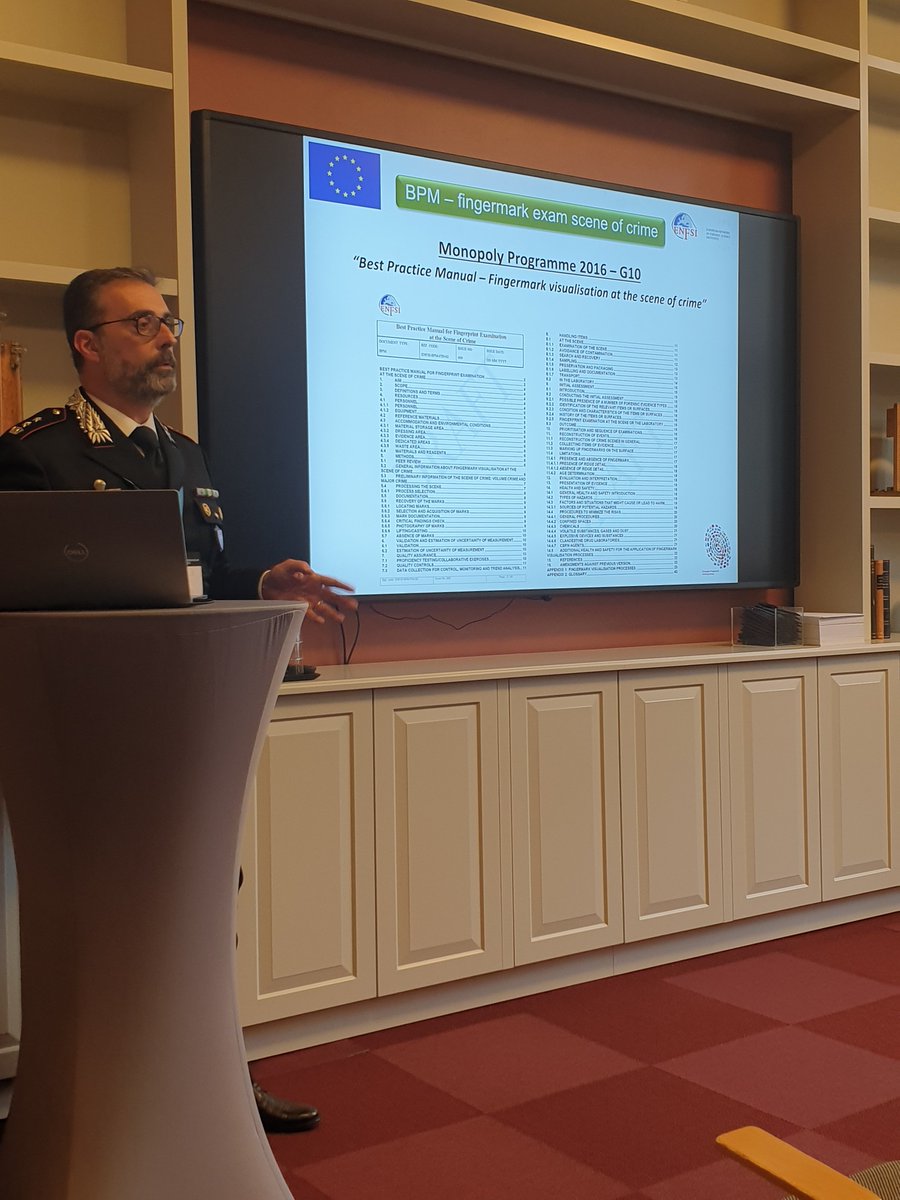 gibbyprint's tweet image. Informative series of #ENFSI prentations by @AldoMattei @FrankZamp77 on error rates &amp;amp; collaborative exercises and EU funded ENFSI Monopoly projects incl. the testing program within the EFP-WG &amp;amp; toward publication of #Fingerprint Best Practice
#EAFS2022
