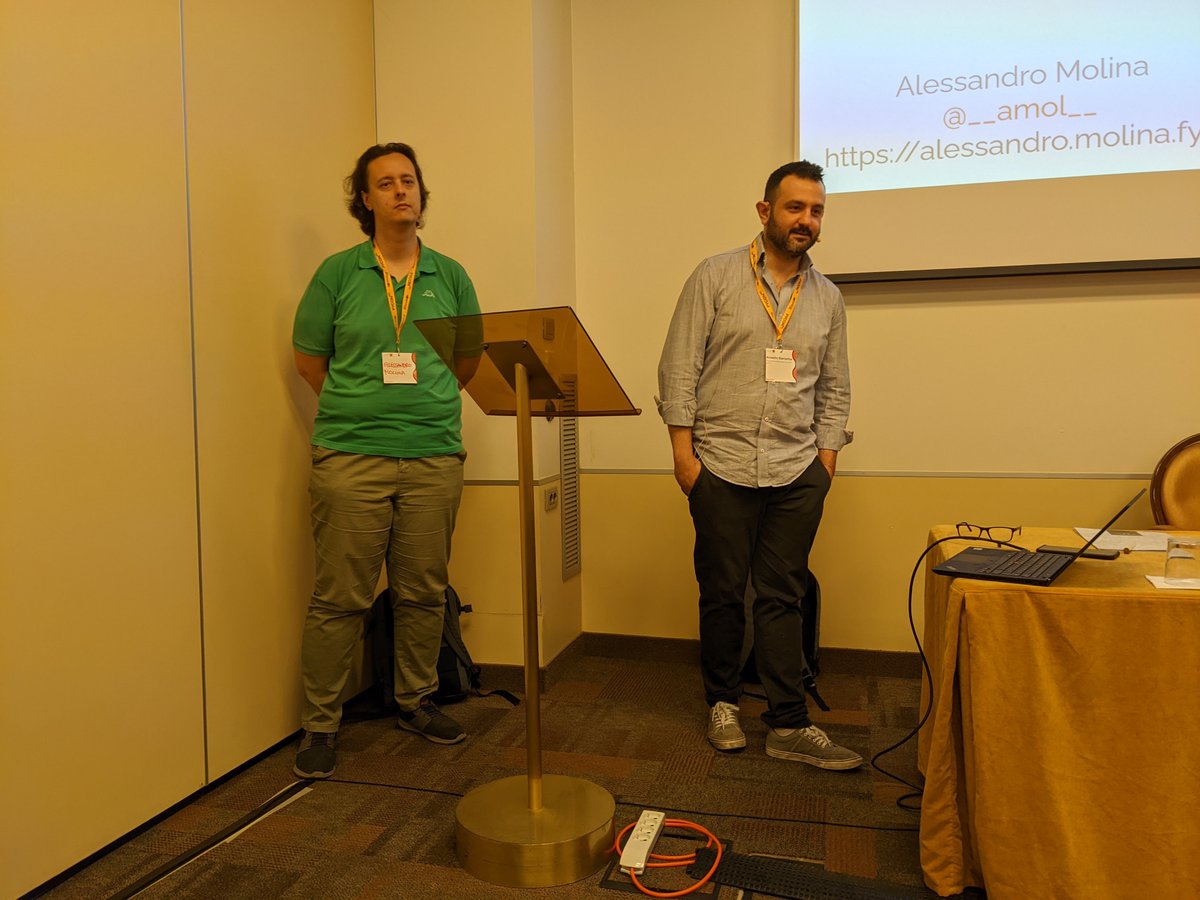 pauloxnet's tweet photo. I'm following the talk "Introduction to Property-Based testing using Hypothesis" by Alessandro Molina @__amol__ and Aniello Barletta at the PyCon Italia 2022 conference 🐍
… aspects behind the approach and the benefits of using #hypothesis with #schemathesis 🤔
#PyConIT2022 🇮🇹 https://t.co/OopvWfe9l6