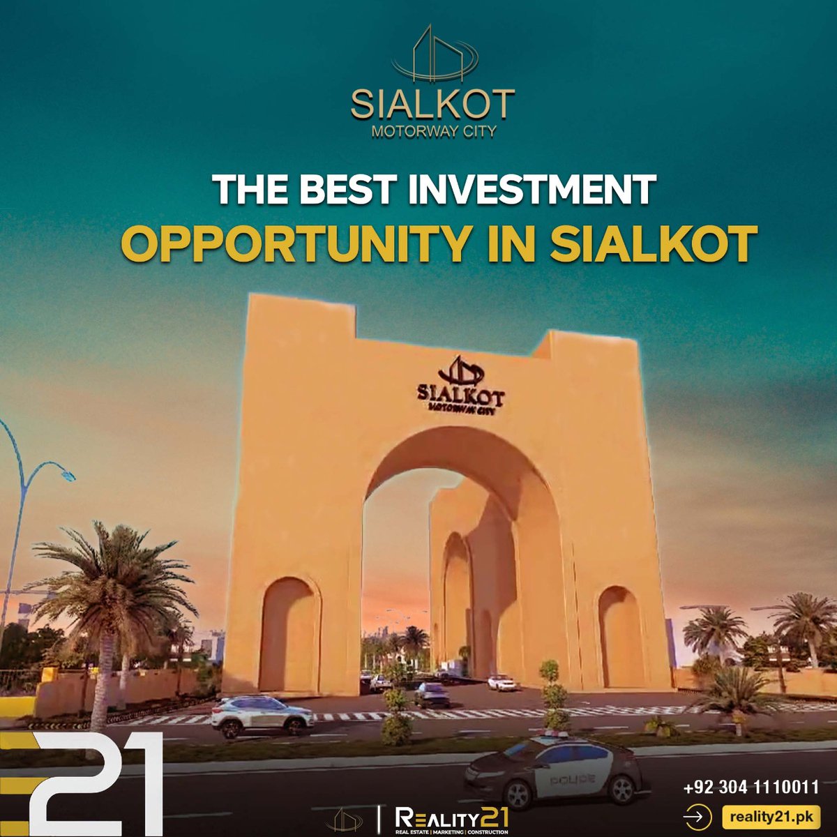 𝐒𝐢𝐚𝐥𝐤𝐨𝐭 𝐌𝐨𝐭𝐨𝐫𝐰𝐚𝐲 𝐂𝐢𝐭𝐲 is one of the ideal society for investment in Sialkot because of its location and the amenities.
#redefineliving 
#mazdevelopers
#LiveBeyondOrdinary 
#sialkotmotorwaycity 
#sialkotcity 
#SMC
#development 
#Reality21 
#profit 
#realestate