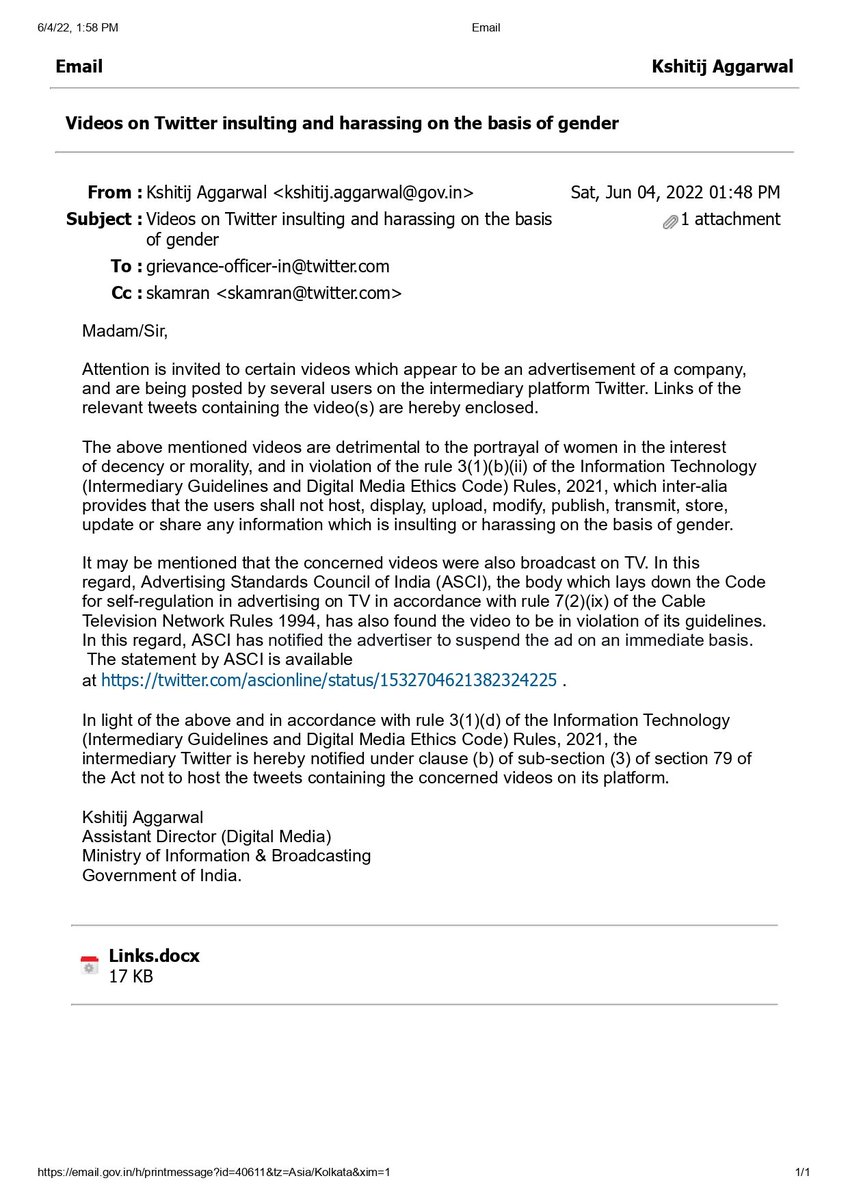 gandhi_jimi's tweet image. I&amp;amp;B Ministry asks Twitter, YouTube to take down "derogatory (Layer'r Shot) ad circulating on social media." @MIB_Hindi @MIB_India @PMOIndia @Twitter @YouTube #BreakingInside