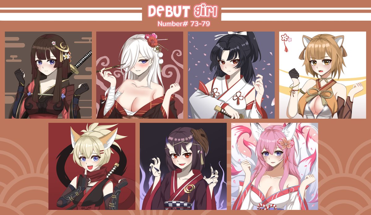 New Drop!🔥Debut Girl❤️ Collection !⭐️
Number #73 - 79
0.03 ETH
Availables🔥
opensea.io/collection/deb…

#NFTs  #NFTcommunity #NFTcollection #NFTTHAILAND #NFTThai  #opensea #NFTThaicommunity #NFTJapan #anime #AnimeNFT #animegirl #waifu