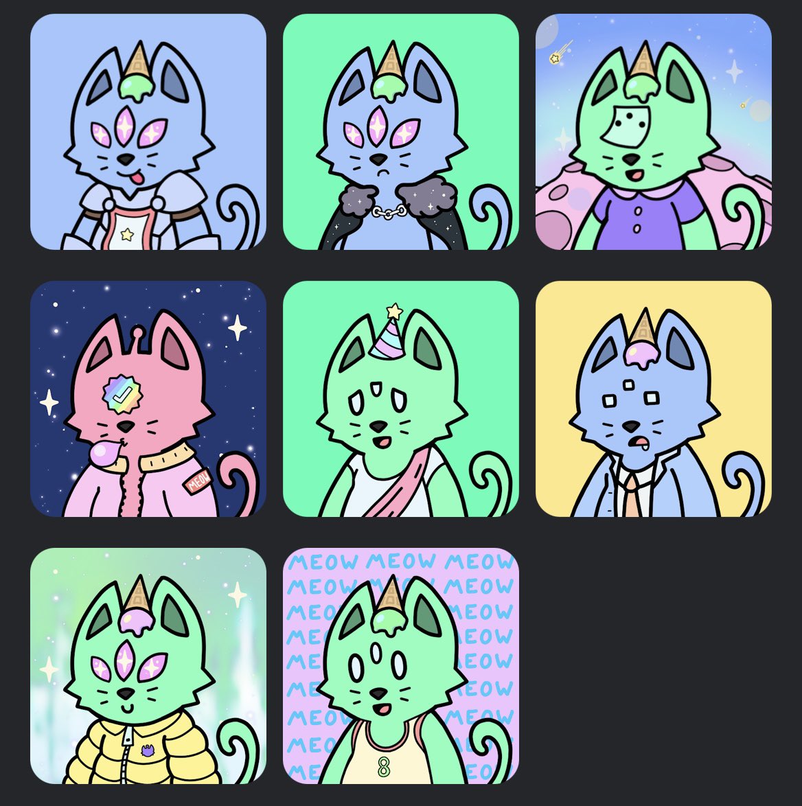Had to pick up some more <a href="/CosmicCats_/">Cosmic Cats</a> @Cosmicverse_ after that announcement. I think 20 cats is good for now!
