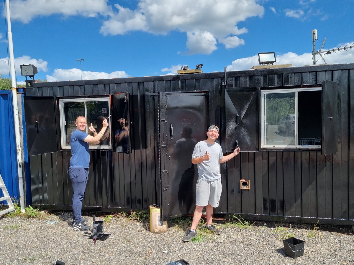So proud of what we have acheived over the last few weeks, lots of jet washing and painting, the club is looking great  new shop/match day office on the way!! thankyou everyone who has helped.<a href="/cheshuntfcscore/">Cheshunt FC</a> @HE_PowerWashing <a href="/CheshuntUltras/">Cheshunt Ultras</a> <a href="/LWDEVELOPMENTS/">LW DEVELOPMENTS</a> <a href="/AmbersInclusive/">Cheshunt Inclusive (Youth & Adult)</a>