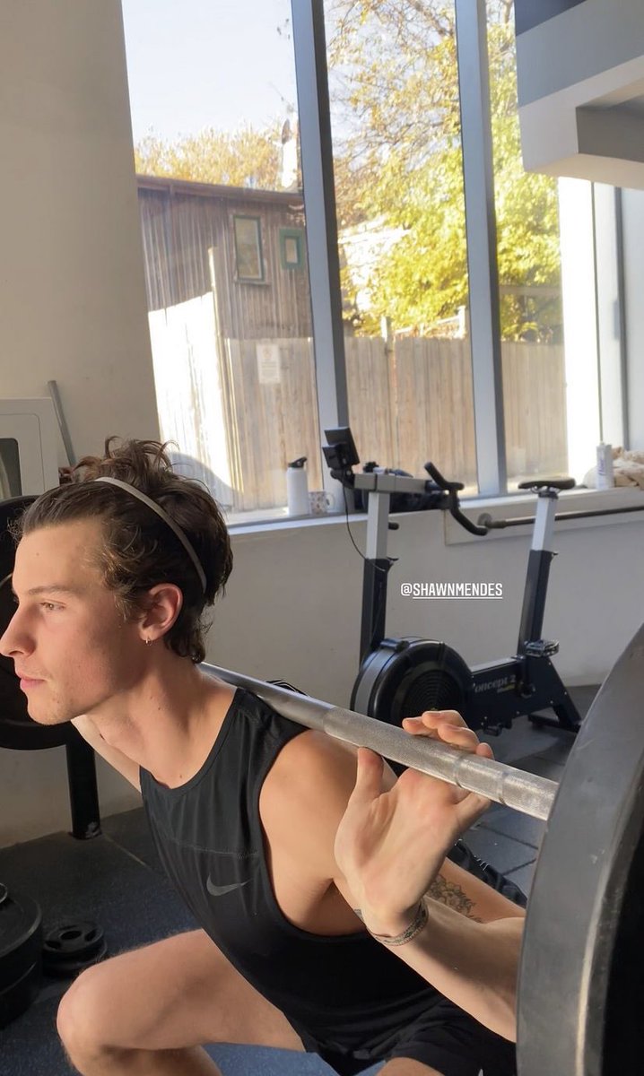highertm's tweet photo. do u ever just go ✨shawn mendes working out✨ https://t.co/u3P0rVKwi1