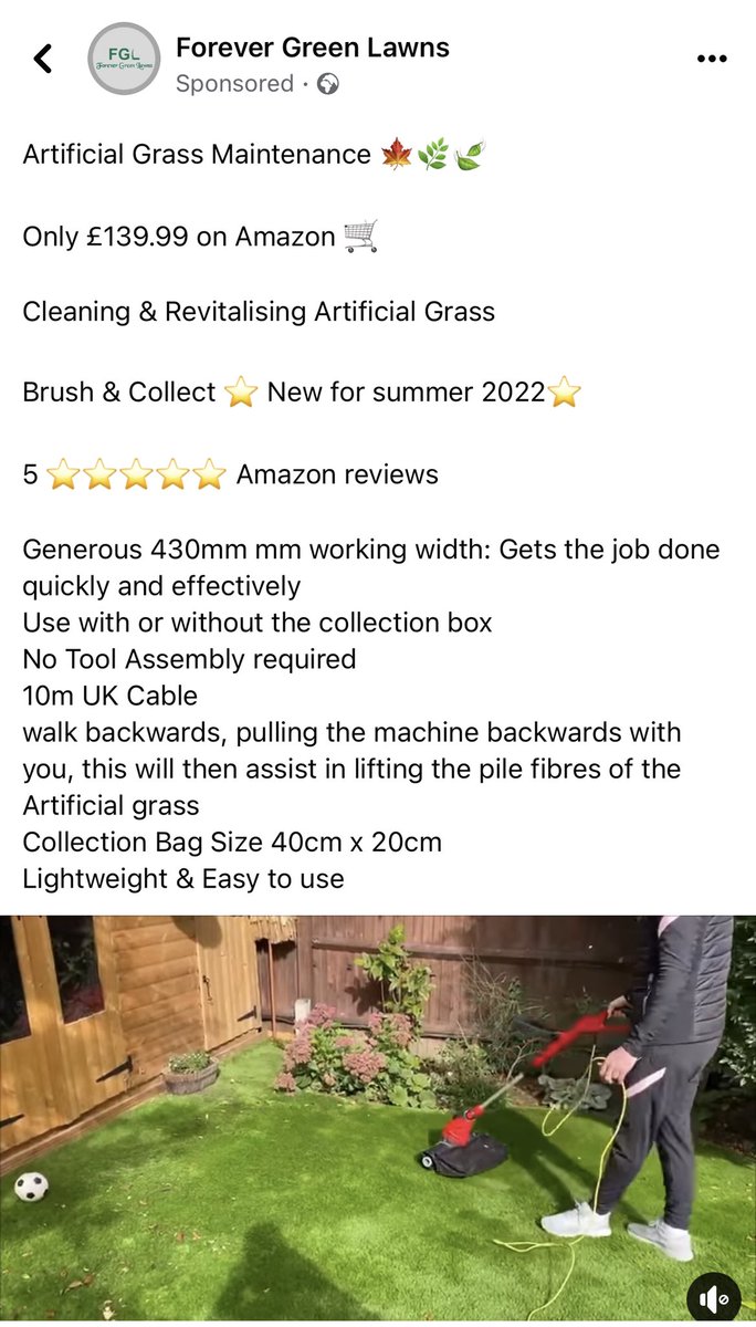 86DMW's tweet photo. @Shitlawns thought you’d love one of these for the “no maintenance” lawn https://t.co/ncaxFxoBEe