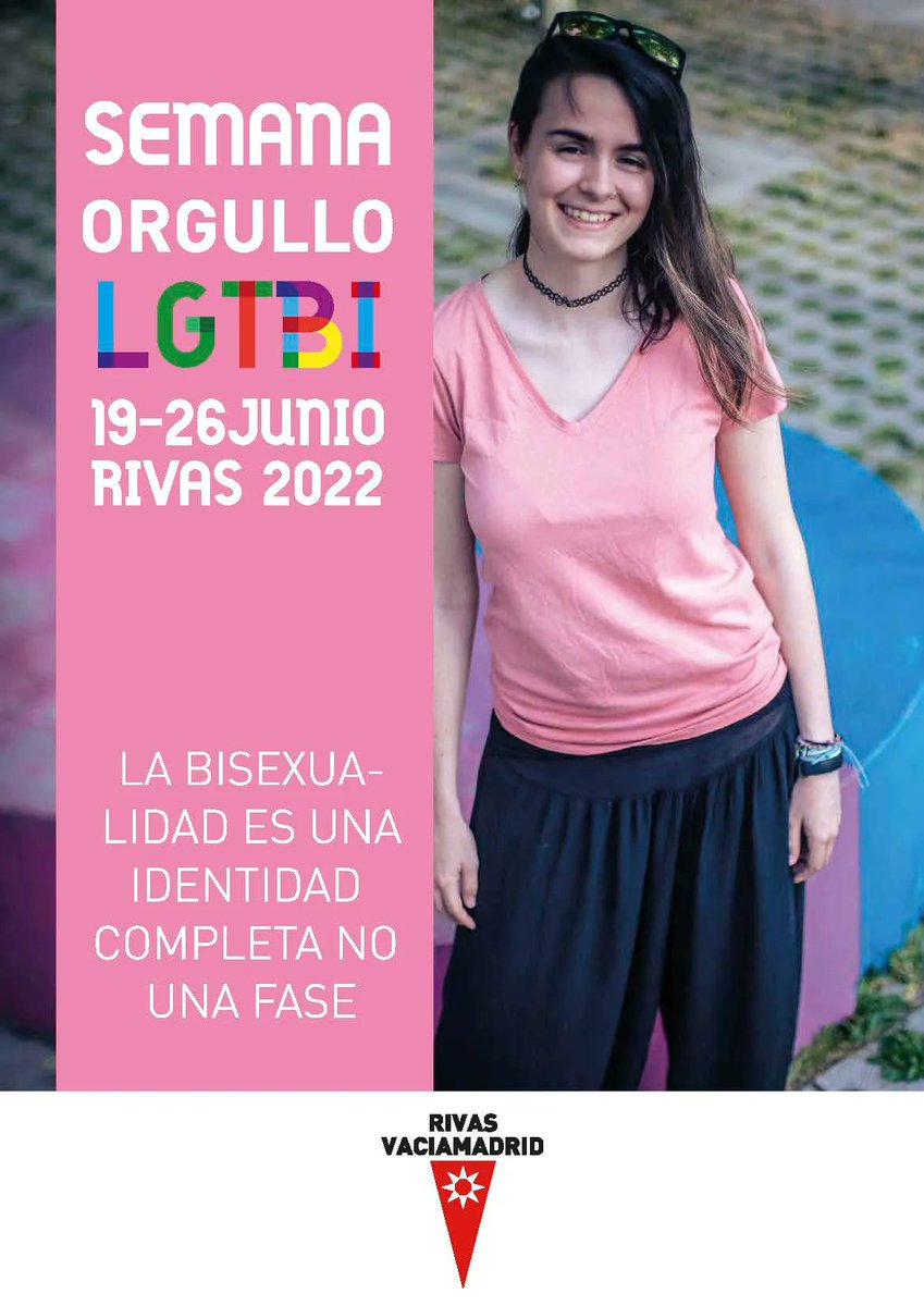 AytoRivas's tweet photo. 🏳️‍🌈 Por una Rivas diversa, libre y respetuosa. La ciudad celebra del 19 al 26 de junio su Semana del Orgullo LGTBI, con un programa de actividades que combina cultura y reivindicación. Acto central: Fiesta del Orgullo (sábado 25, parque de Asturias): https://t.co/I7VlvoiP5J https://t.co/0kcjpk8xE4
