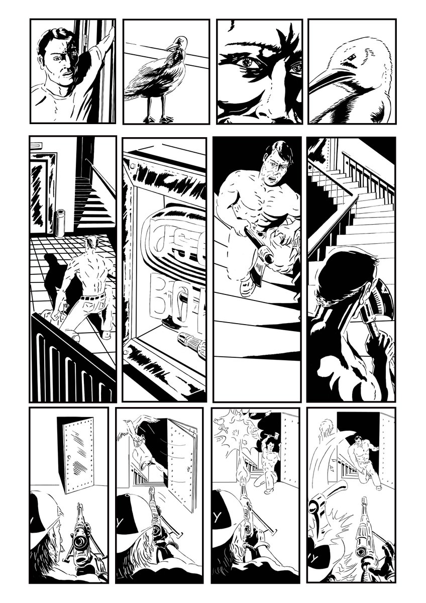 Cuando tienes terminada la página y te das cuentas de que la puerta se abría al revés, y tienes que cambiar cuatro viñetas