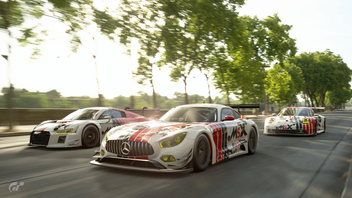 MsportXtra's tweet photo. #Motorsport Life goals.
Reaching 1 million views on a single tweet. DONE.
Getting my logo on racing cars. DONE.
Having the MsportXtra livery in a Grand Turismo game. DONE.
Reaching 10.000 followers. Not yet.
#MsportXtra https://t.co/ys5NwhcHQ6