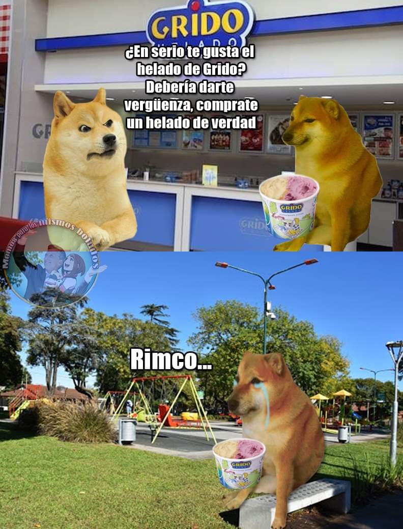 Gabriel18598561's tweet photo. Ya que es tendencia Grido es bueno recordar este meme. https://t.co/sm8PH8x8kg