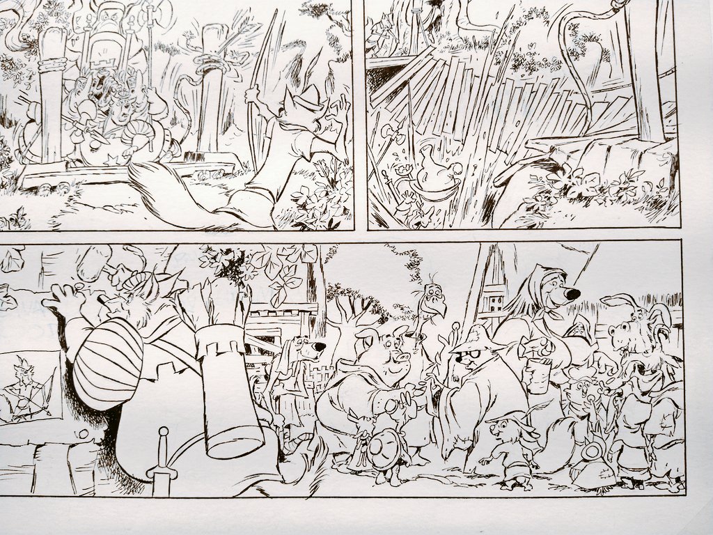 Some of the original works you can see there: Carl Barks, Ramon Bernado, Don Rosa... But most of all many great Dutch artists!