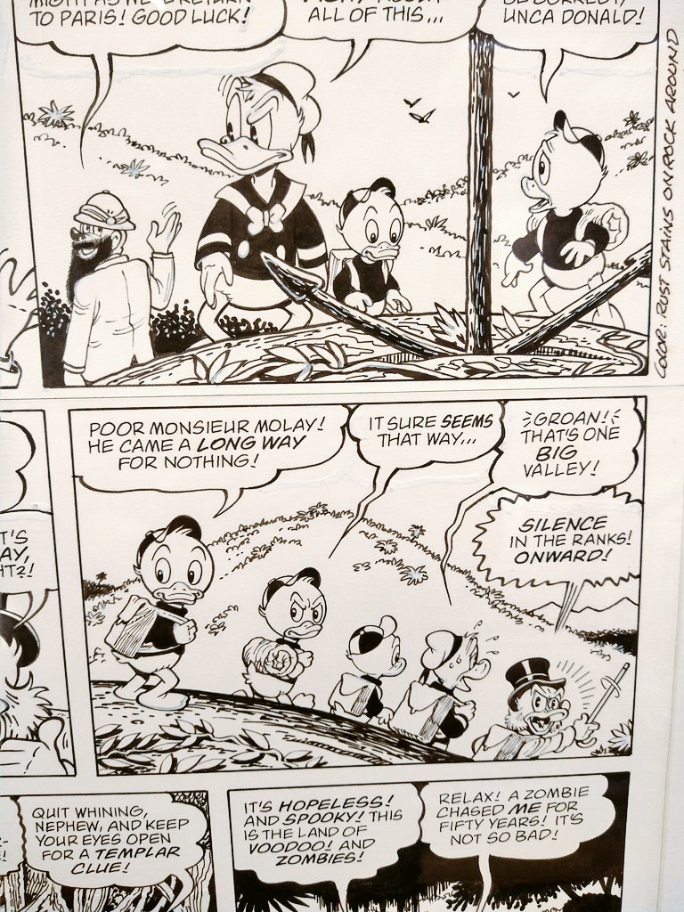 Some of the original works you can see there: Carl Barks, Ramon Bernado, Don Rosa... But most of all many great Dutch artists!