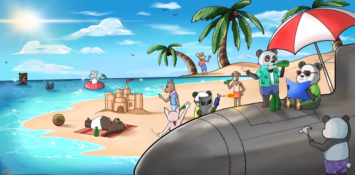 Panda vibes 🐼

Interaction with this tweet will be considered for WL 🔥

#solana #SolanaNFT