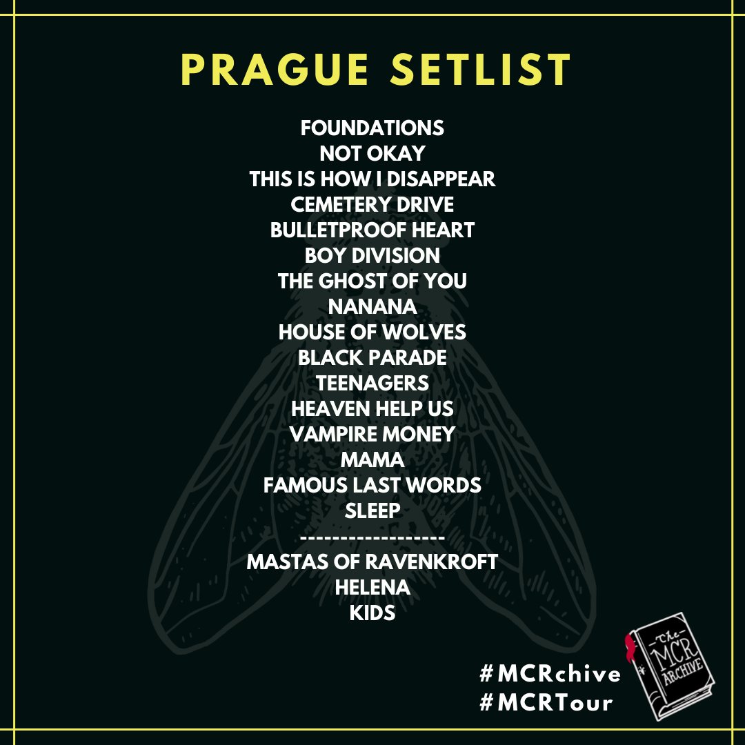 Mcr Tour 2024 Setlist carlin abigale