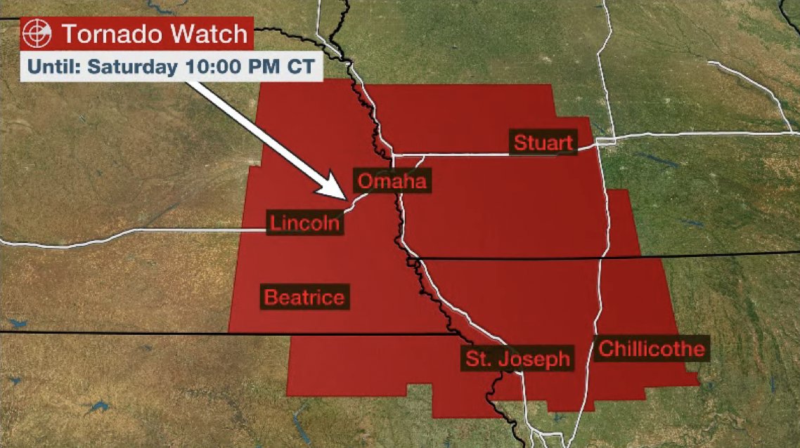 The Weather Channel on Twitter "NEW A tornado watch has been issued