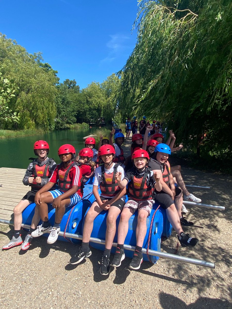 Raft building, team building amongst lots of other activities were on the cards today! #PGL2022