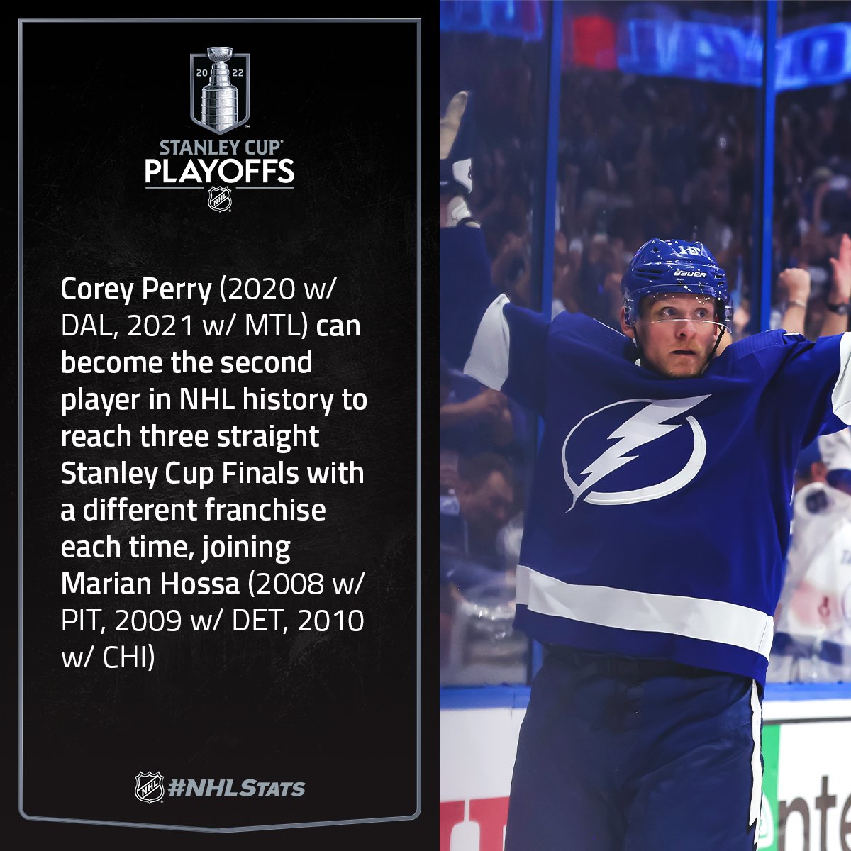 Corey Perry Stanley Cup timeline: Lightning forward suffers third straight  loss in the finals