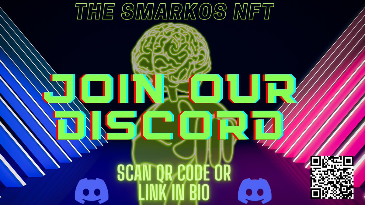 HAPPY SATURDAY EVERYONE!! It’s a beautiful day in the MetaVerse, and a perfect day to join our discord! Come check us out!

discord.gg/thesmarkosnft

#nft #NFTCommunity #polygon #polygonnft #opensea