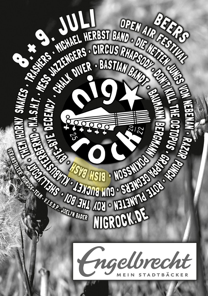 Bish Bash (@bishbashband) on Twitter photo Our first show in Germany will be in Nig Rock festival, on july 8th ๐ฅ๐ฉ๐ช <a href="/NIGRockCamping/">NIGRockCampingground</a>
#Germany Our first show in Germany will be in Nig Rock festival, on july 8th ๐ฅ๐ฉ๐ช <a href="/NIGRockCamping/">NIGRockCampingground</a>
#Germany
