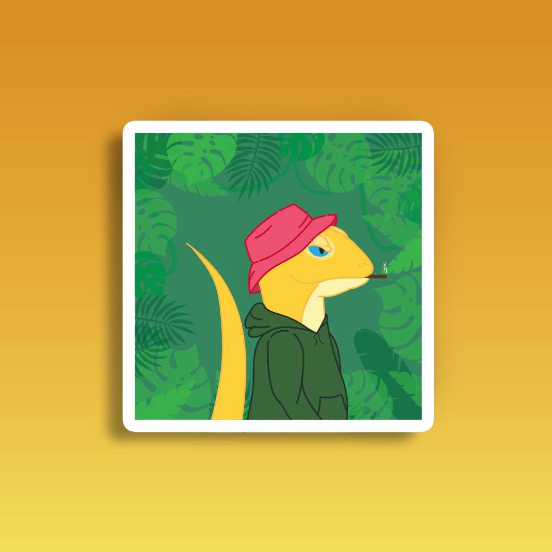 LarrytheLizard_'s tweet photo. Larry #822 SOLD! ๐จ
Get a custom sticker of your Larry when you buy a Larry the Lizard NFT! ๐ฆ
#larrythelizard #nft
Go get your Larry at https://t.co/Cpz4aTLitG https://t.co/woS0s7G5h0