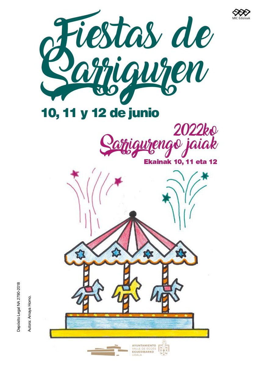Este domingo, día 12, con motivo de las #FiestasDeSarriguren2022, el <a href="/AValledeEgues/">Ayuntamiento Valle de Egüés Udala</a> propuso a la #parroquia celebrar #Misa a las 12:30h, en la que cantará la coral del #ValleDeEgüés.
Por ello (y de manera excepcional en verano), tendremos una #Eucaristía también a las 12:30h.