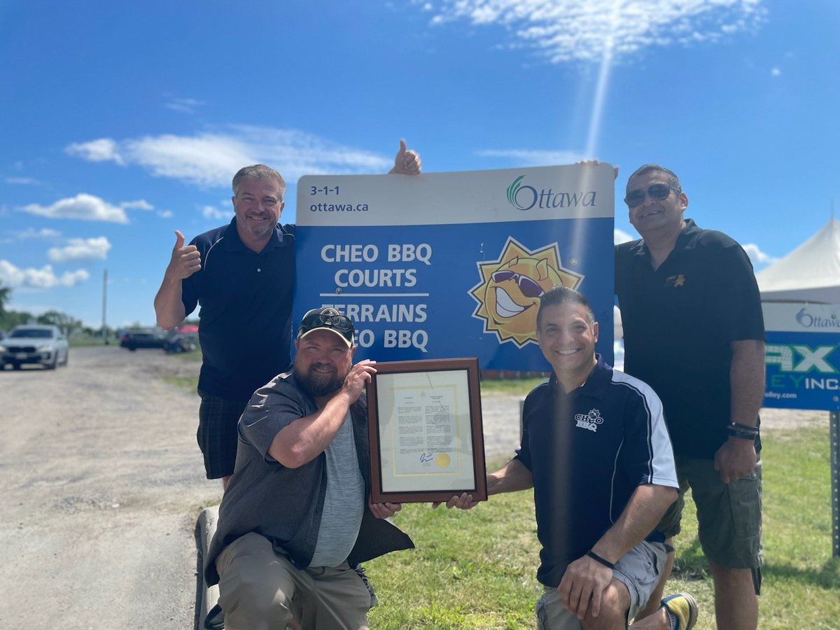 TimTierney's tweet photo. On behalf of Mayor Jim Watson I do hereby present this proclamation today as @cheobbq day in Ottawa on this they're 30th anniversary; even though this year is virtual, make sure you take part in the #GrillSkills virtual BBQ and show off your grilling skills.🌭🍖☀️ https://t.co/vQ6YbNllPb