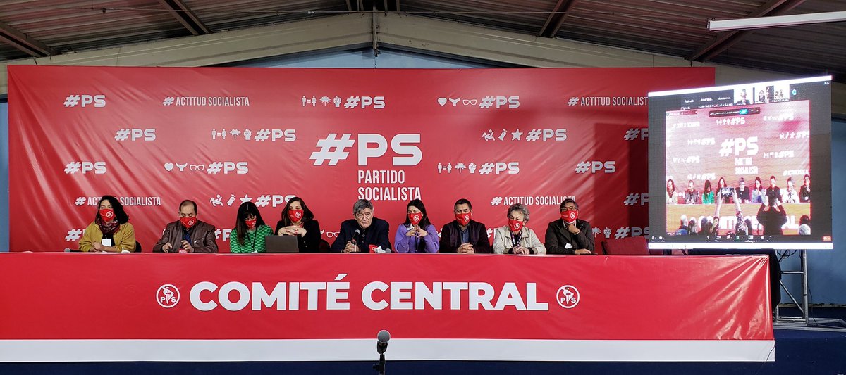 PSChile's tweet photo. Esta mañana el Comité Central del #PS eligió a su nueva Mesa Ejecutiva para el período 2022-2024, que estará encabezada por Paulina Vodanovic, como presidenta; Camilo Escalona, secretario general, y Daniella Cicardini, vicepresidenta de la Mujer y Equidad de Género. https://t.co/KDWvMDS95Z