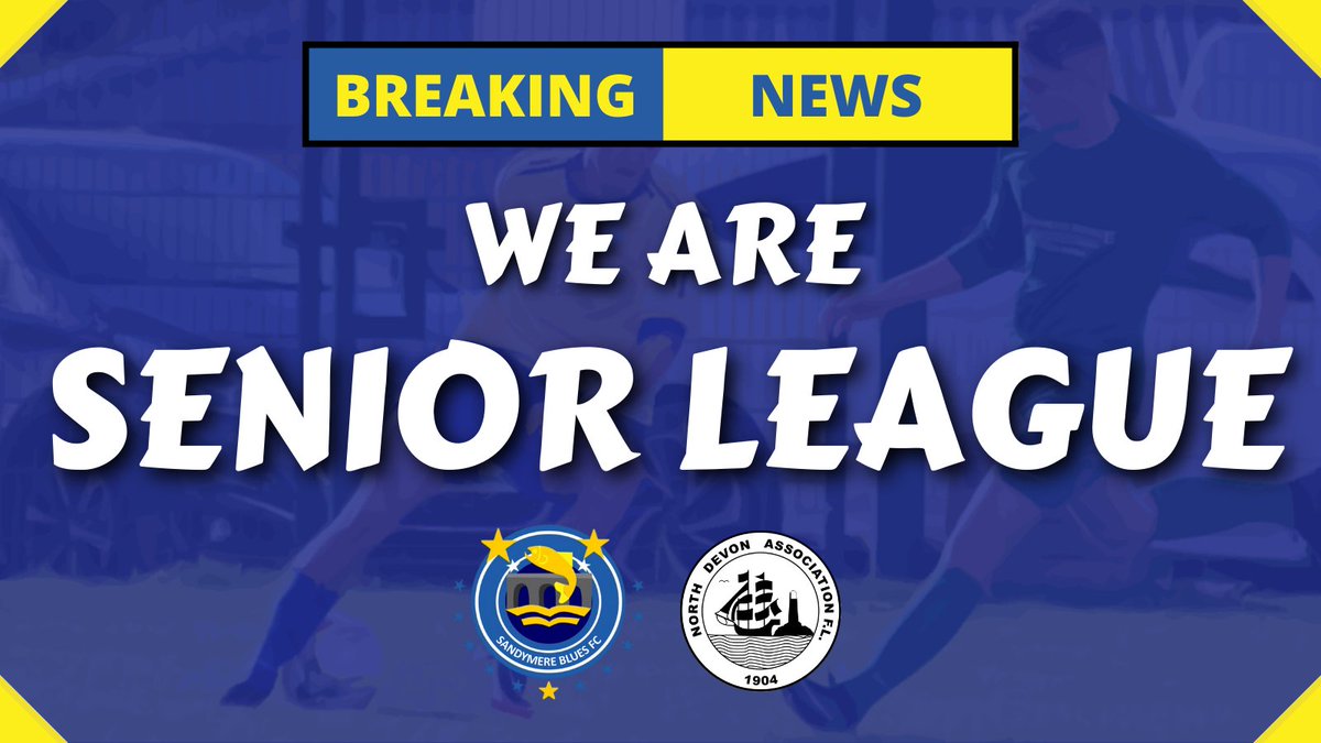 SandymereBlues's tweet photo. 🚨 𝘽𝙍𝙀𝘼𝙆𝙄𝙉𝙂 𝙉𝙀𝙒𝙎 🚨

Sandymere Blues FC are delighted to announce that our application for a double promotion to the @NorthDevonFL Senior Division for the 2022/23 season has been approved 💙

#SBFC #UTB https://t.co/cnxB4smPrd