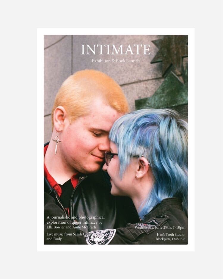 ellabowl's tweet photo. ‘INTIMATE’ Exhibition and Book Launch taking place @hensteethstudio June 29! From 7-10, with music from Rudy and @sarahbcrean. Books will be on sale @hensteethstudio from the launch night and @TLP_says thereafter. https://t.co/syen47dRJR