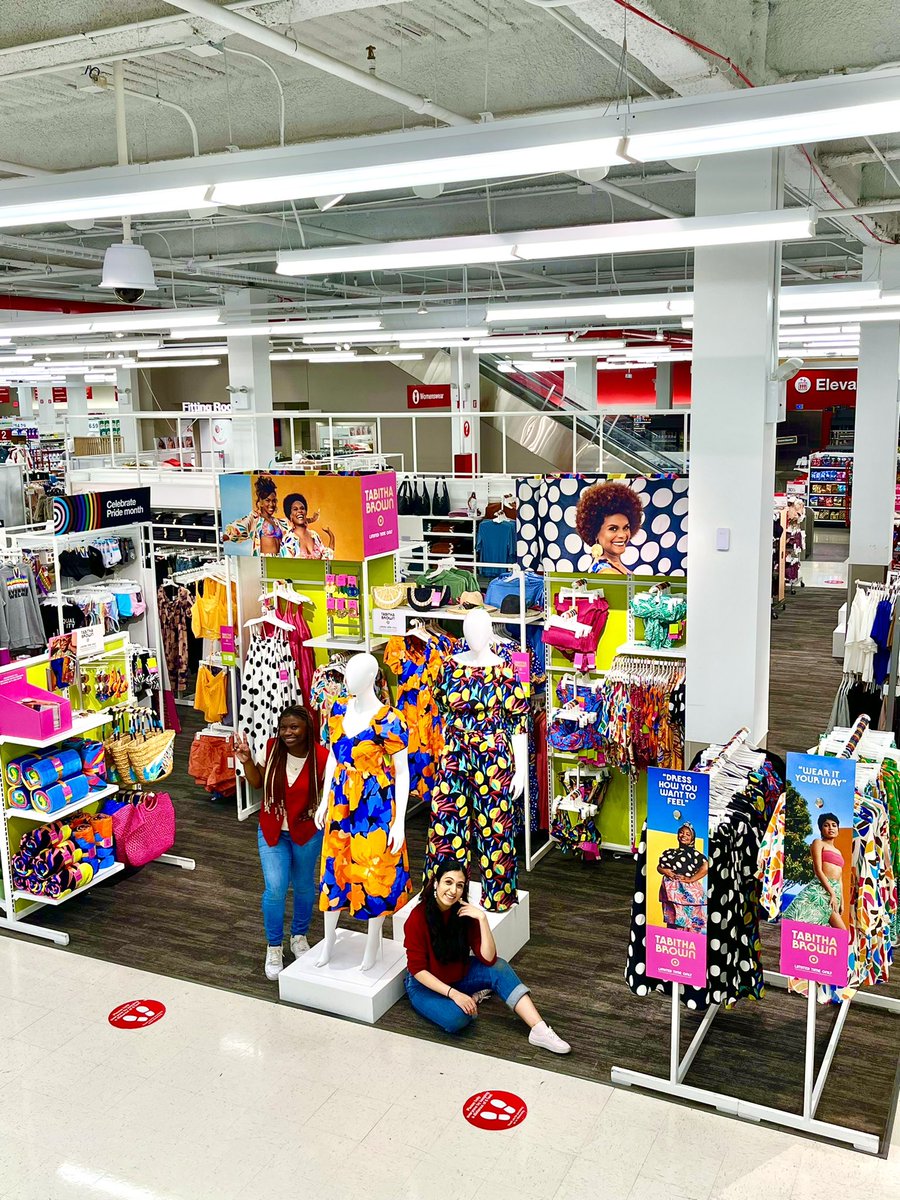 The fun and #colorful <a href="/IamTabithaBrown/">Tabitha Brown</a> x <a href="/Target/">Target</a> collection at #T3356! Many thanks to my team for helping me put this all together 🤗 #TabithaBrownxTarget #Summertime
