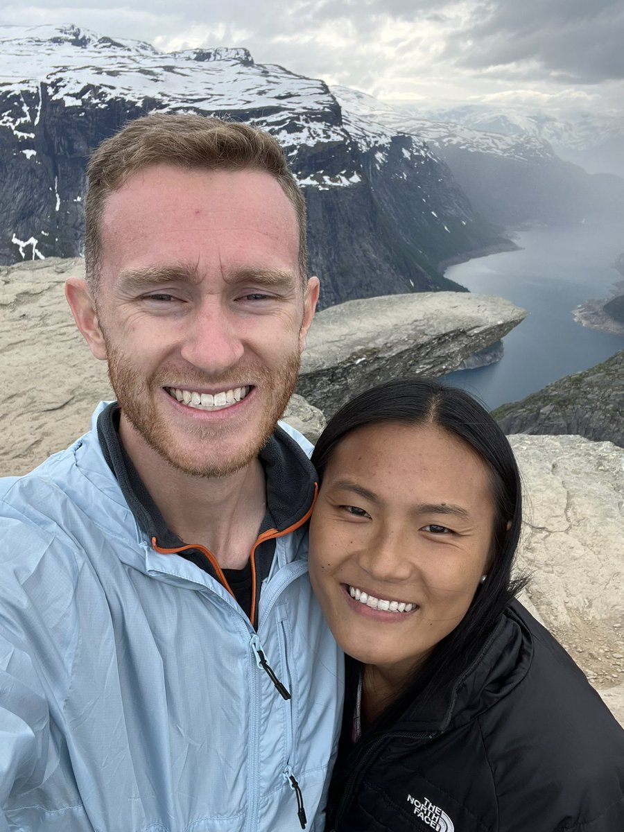 ClaireandPeter_'s tweet photo. Day 100 - TROLLTUNGA https://t.co/op1yJLdGxd