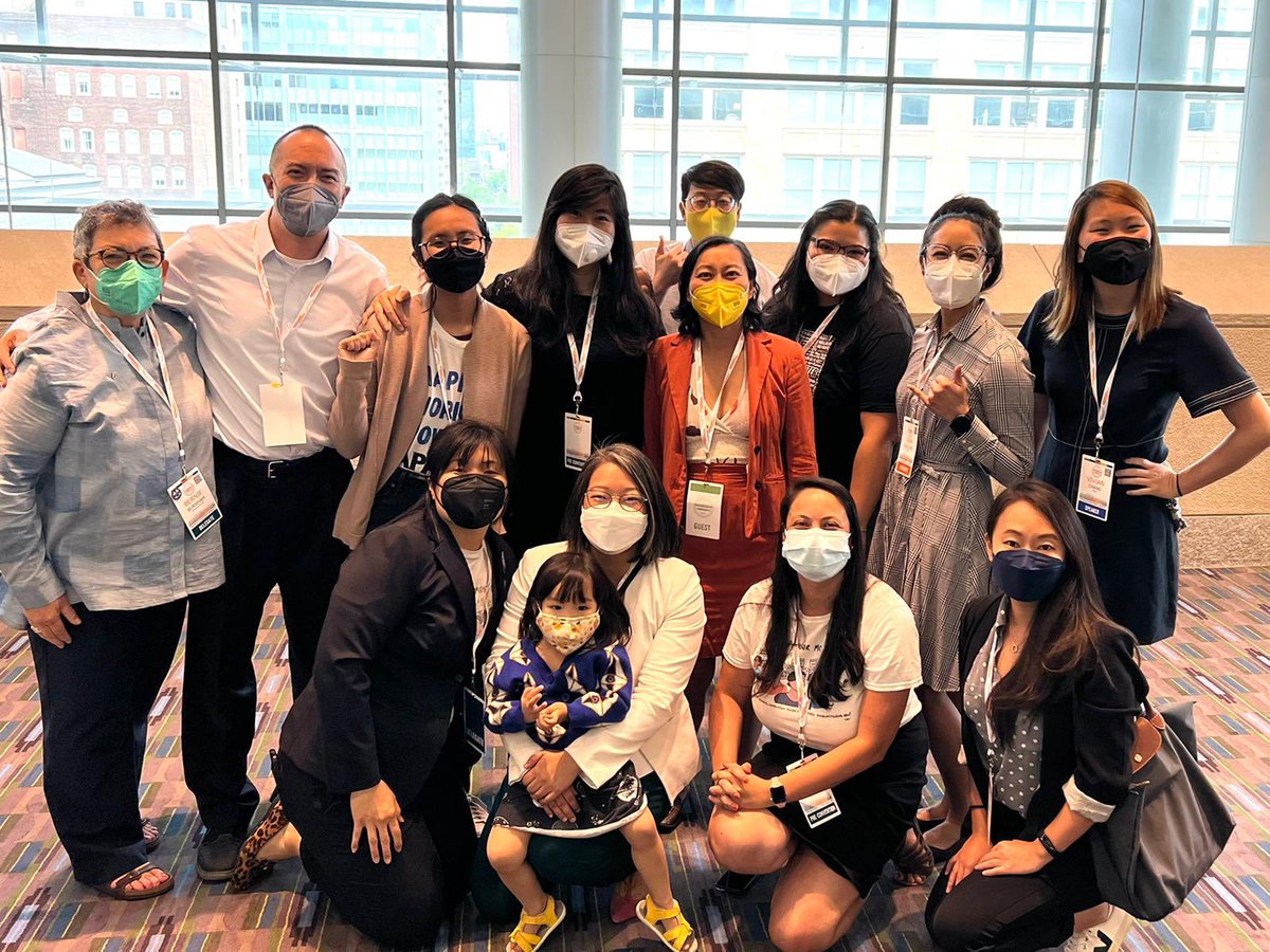 APALAnational's tweet image. Exciting meet-up of AAPI workers after the AM sessions of @AFLCIO Convention #UnitySummit including Bernie Burnham the first Pacific Islander President of the @MNAFLCIO and @CLUWNational Executive Director Virginia Rodino