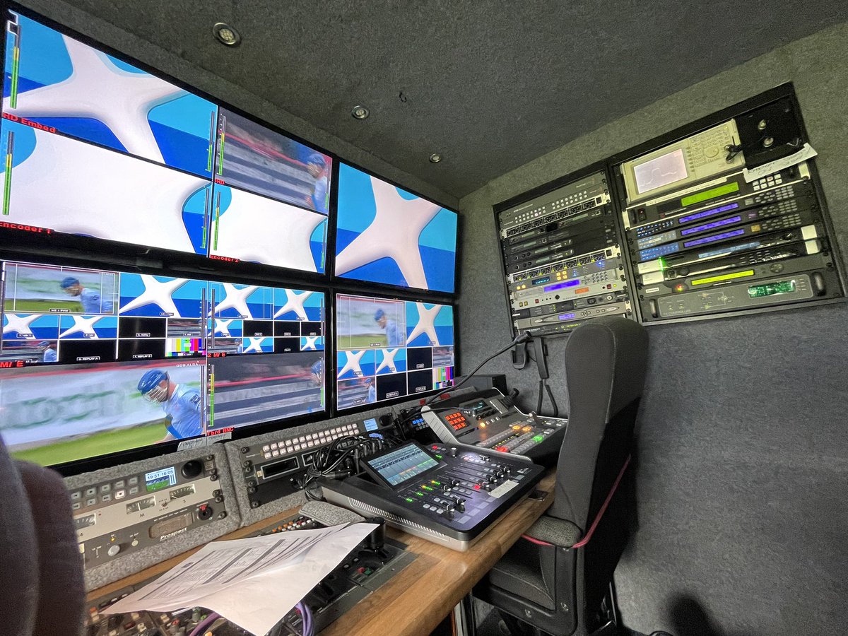 Hi_satbroadcast's tweet photo. Shinty uplink today- MacTavish Cup Final in Inverness for @bbcalba - @nemetontv , with @cloudbass supplying the pics on a very windy day!! https://t.co/3Wp9aOXORa