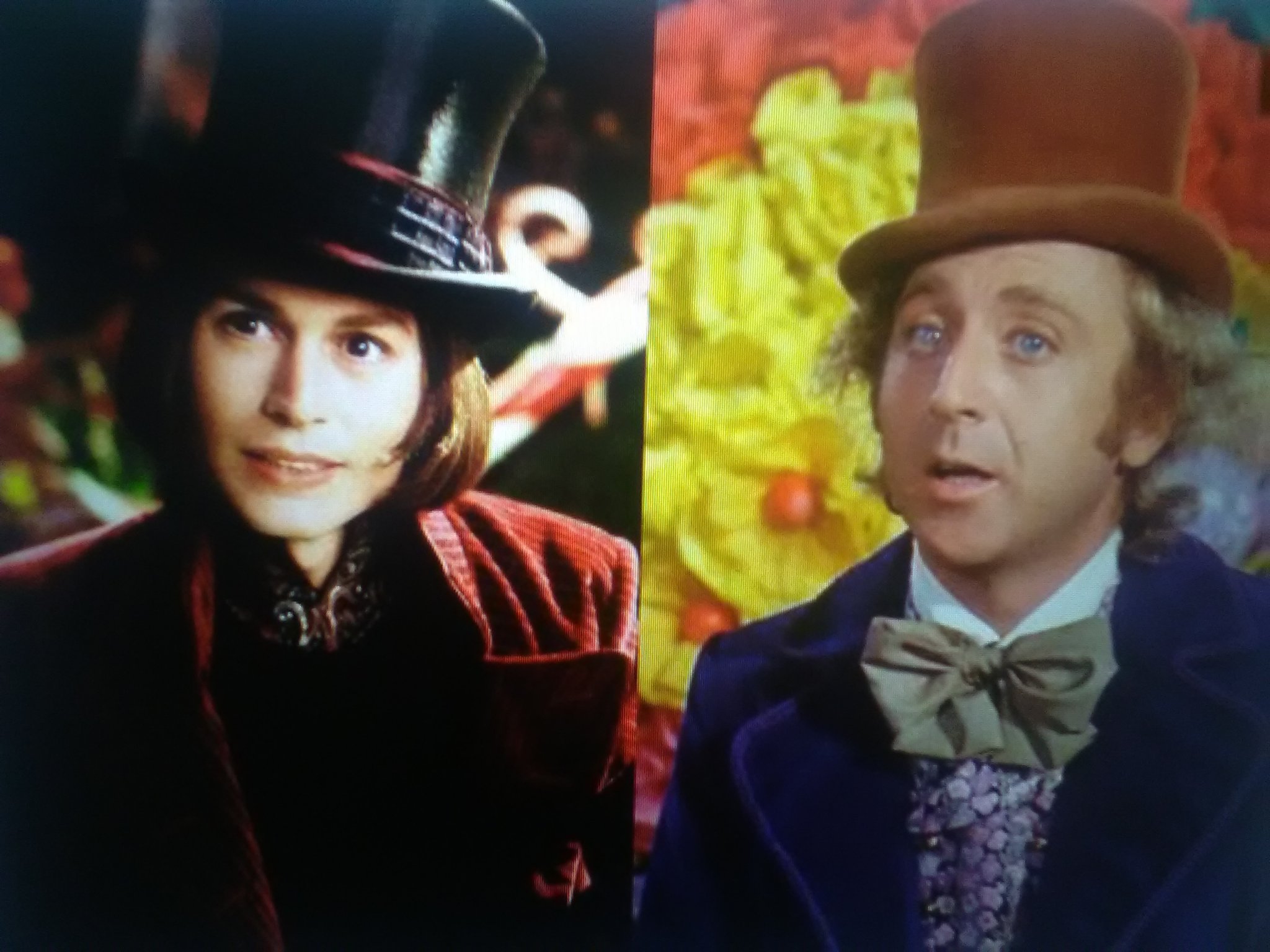 Happy belated birthday to Johnny Depp and Happy birthday to the late Gene Wilder   