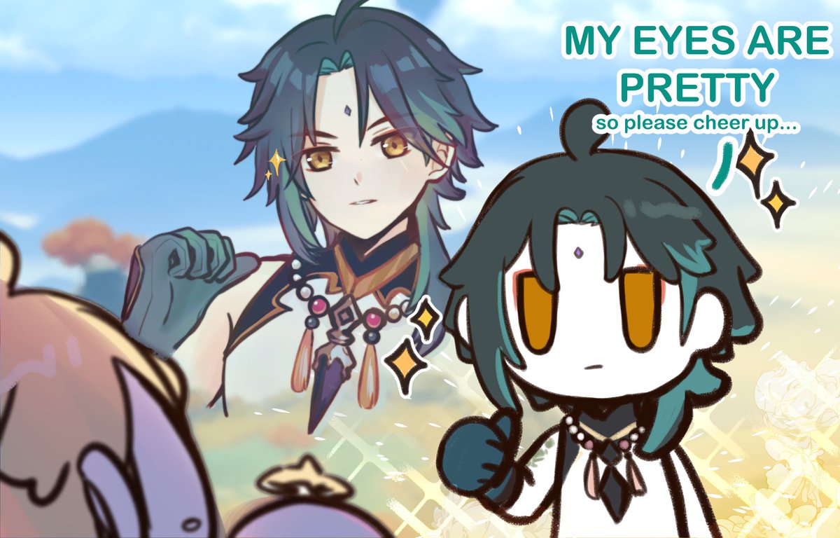 (1/2) though it's improvised quite a lot... but it was from someone in hoyolab xD hahaha #原神