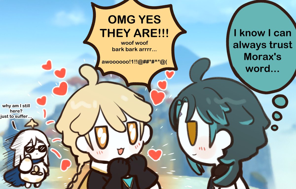 (1/2) though it's improvised quite a lot... but it was from someone in hoyolab xD hahaha #原神