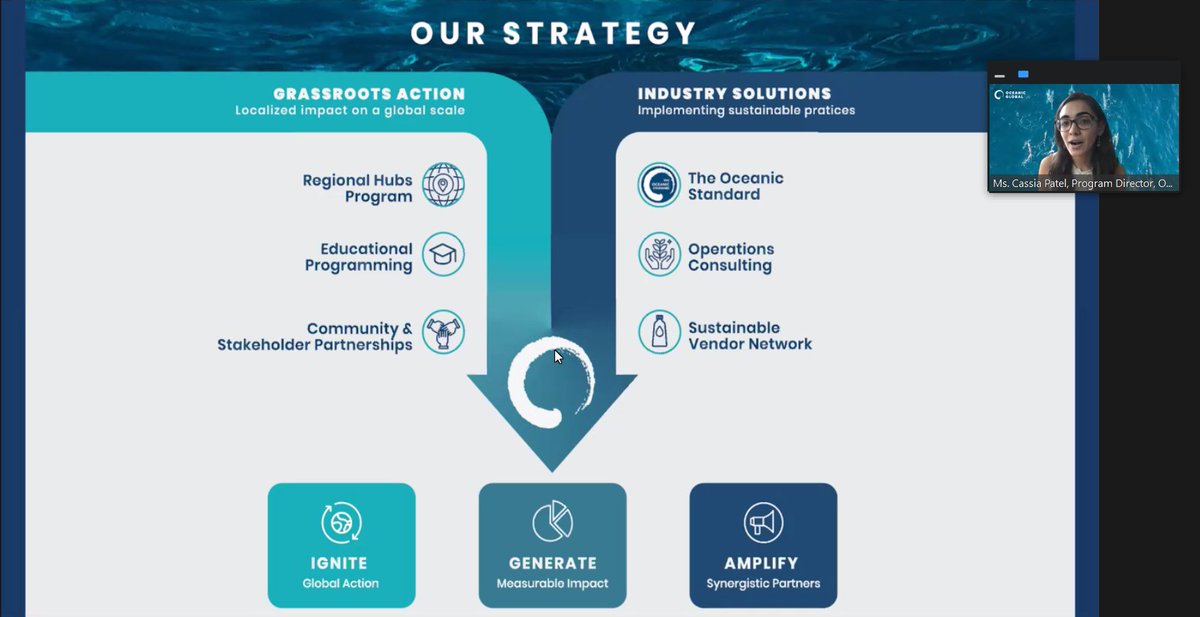 wncd2022's tweet photo. Director of Programs, Cassia Patel shows the @OceanicGlobal strategy for global action on sustainable solutions.

#WNCD2022 #BeatNCDs #environment #pollution #climatechange https://t.co/V0rRFfnDww