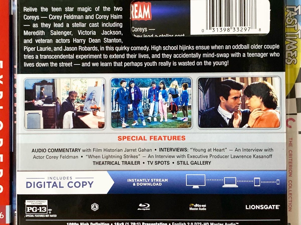 MrGonev6's tweet image. Seemed like the day for Corey Feldman and Corey Haim double feature! I love these movies, they never get old! 😁 Oh, also, I’m pretty sure that two of the 3 stills on the back of the new #DreamALittleDream Blu-Ray are not from the movie. 😂 #TheCoreys