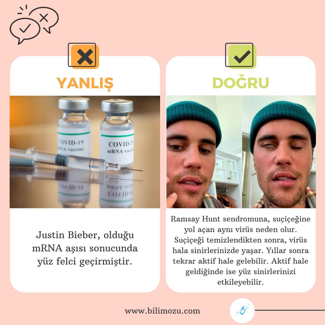 Siz mRNA aşılarının yüz felcine neden olabileceğini düşünüyor musunuz? Ramsay Hunt sendromu hakkında neler biliyorsunuz?…

#justinebieber #justin #aşı justin bieber #mRNA #Justin Bieber #RamseyHuntSyndrome